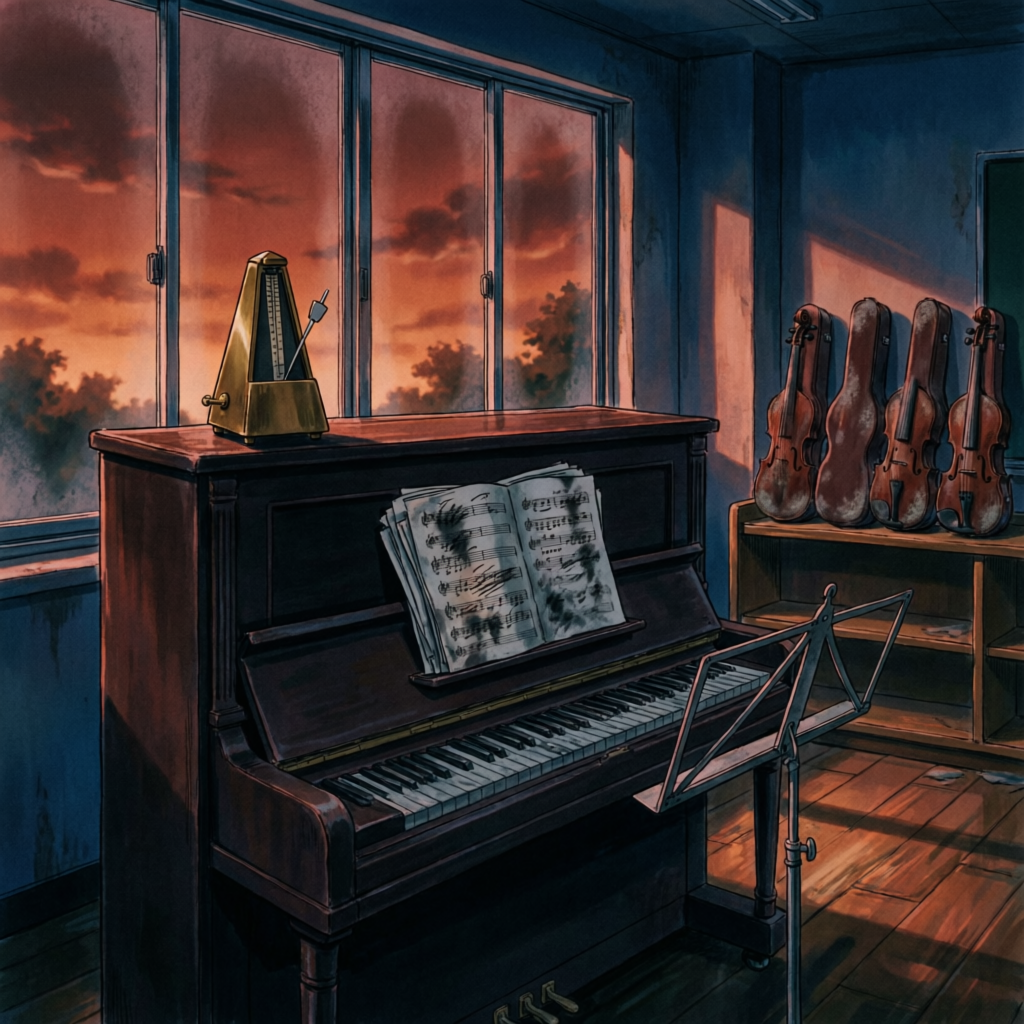黄昏の音楽室
